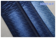 پارچه جین کش دار پنبه ای با چاپ گل 8.5 اونس آبی رنگارنگ + آبی تیره + آبی