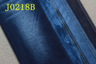 پارچه جین 9OZ با پارچه Tencel پنبه ای پلی استر اسپندکس آبی پشت با سایزبندی 3/1 جناغی دست راست