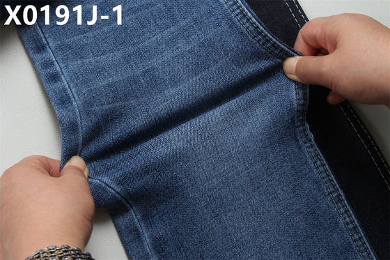 11 اونس Cross Slub پارچه ژنیم آبی تیره برای مرد جین بلند کشش سبک بازار هند پارچه فروش داغ