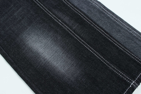100٪ پنبه Crossshatch Slub Denim پارچه سخت برای سبک مد 13 اونس رنگ سیاه گرم فروش به بازار هند