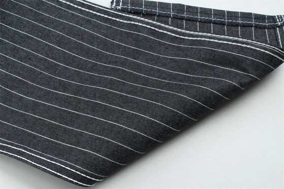 6.5 اونس پارچه جین راه راه 100٪ پنبه برای پیراهن