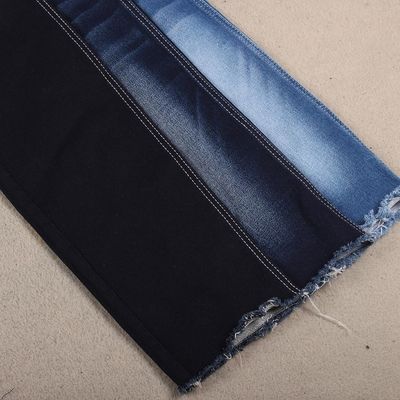 12.3oz Heavy Weight Fake Knit Recycled Cotton Denim Fabric for Jeans and Apparel