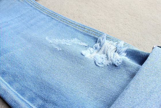100٪ پنبه سوپر آبی تیره و سخت پارچه جین برای جین