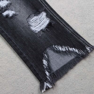 پارچه جین 9.8 اونس سولفور بلک وارپ اسلاب 100% کتان برای دزینگ