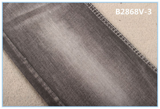 9.3 Oz Jeans Sulphur Black Stretch پارچه جین پارچه ای 72 Ctn 26 Poly 2 Spx