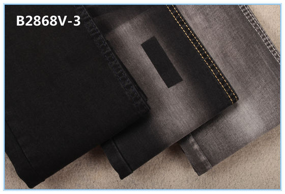 9.3 Oz Jeans Sulphur Black Stretch پارچه جین پارچه ای 72 Ctn 26 Poly 2 Spx