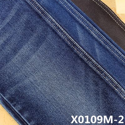 63 پنبه 33 پلی استر 12oz مواد ضد شفاف اصلاح شلوار جین کشیده