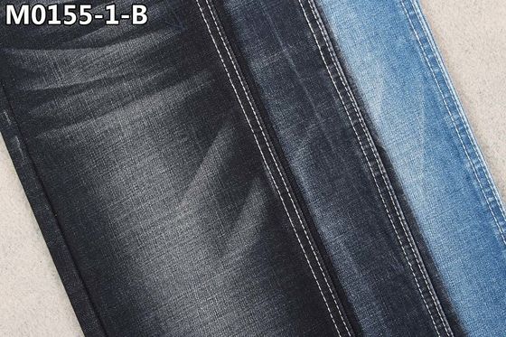 61٪ پنبه 11.8oz Cross Hatch TR پارچه جین شلوار جین