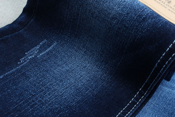 Indigo Blue Jeans پارچه جین پارچه ای پارچه ای اسپندکس پنبه ای برای کارخانه تولید پوشاک