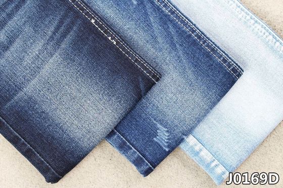 Anti Sweat 9.7 Ounce Denim Twill Fabric Function Fabric Function Material Jeans With Warp Slub