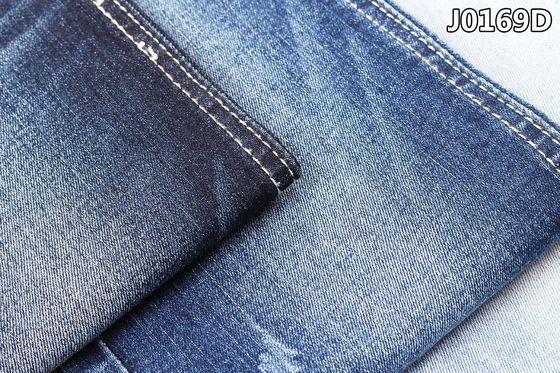 Anti Sweat 9.7 Ounce Denim Twill Fabric Function Fabric Function Material Jeans With Warp Slub