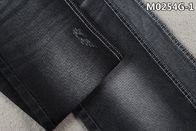 10.3 Ounce Black Slub Polyester Spandex پارچه جین پارچه سبک کشش خانم