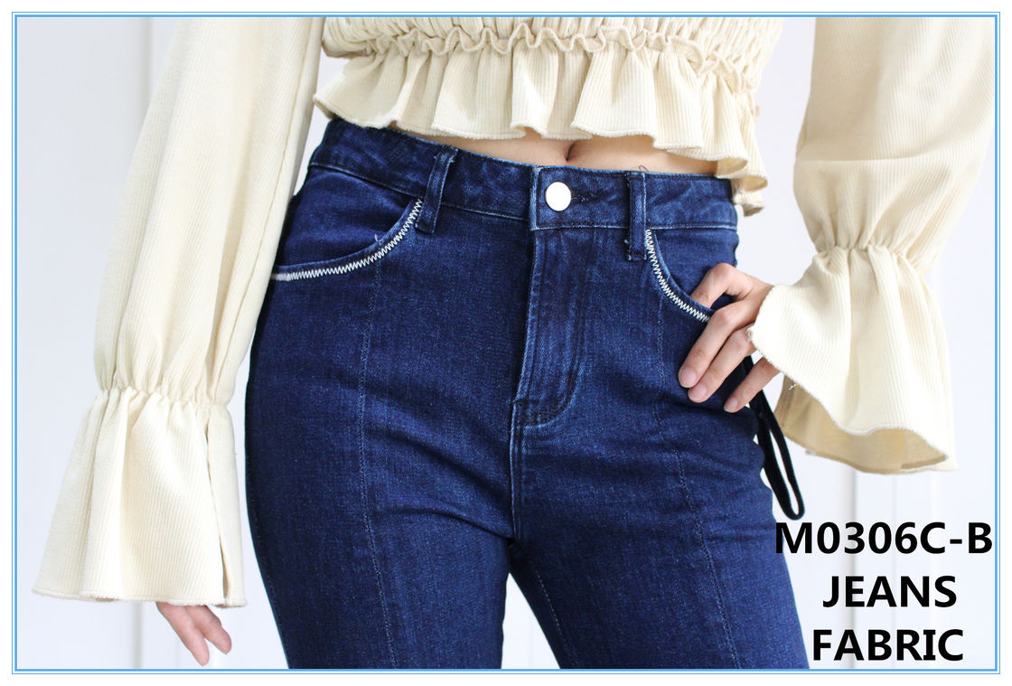 نخ پارچه ای جین رنگی 58 الیستن 58.9 "عرض 9.8oz