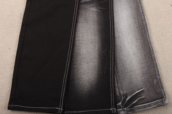 قیمت خوب چاپ گل رنگی گوگردی مشکی دست پارچه جین نرم آنلاین