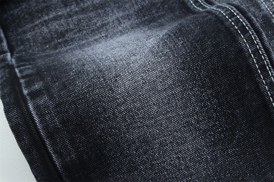 قیمت خوب 14 اونس قیمت رقابتی پارچه ژنیم سیاه برای مرد جین یا ژاکت سیاه پشت آنلاین