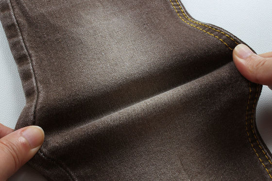 قیمت خوب پارچه ژنیم سوپر قهوه ای برای زنان جین مرد کم کششی قیمت رقابتی از چین شهر فوشان آنلاین