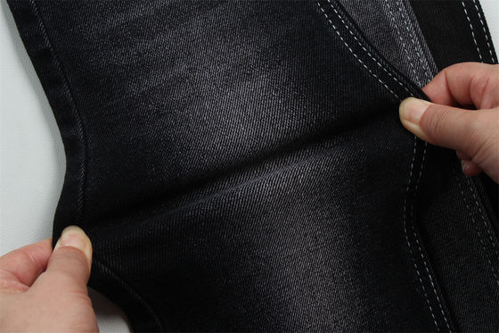 قیمت خوب 11 اونس پارچه ژینم کم کشش برای مرد کار لباس جین سیاه پشت قیمت رقابتی از وایلونگ منسوجات آنلاین