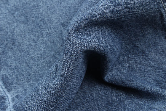 قیمت خوب 5 اونس 100 درصد پنبه ای آبی رنگ رقیق جینس پارچه ای برای پیراهن آنلاین