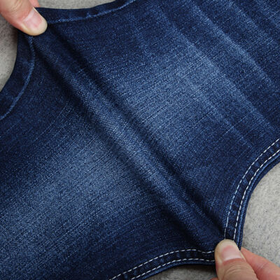 قیمت خوب 9.4 اونس شلوار جین آبی هندی پارچه جین پنبه پلی اسپاندکس قدرت کشش وزن متوسط آنلاین