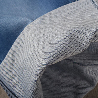 قیمت خوب پارچه جین بافت ویژه تقلیدی از بافتنی دولایه با کیفیت بالا برای تولیدکنندگان شلوار جین آنلاین