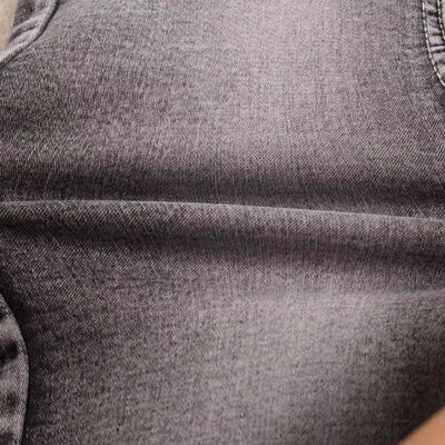 قیمت خوب جین‌های دنیم ساتن فوق کشسان پارچه پلی استر سازگار با محیط زیست برای لباس، کیف، کفش، منسوجات خانگی، رنگ شده با پوشش، ساده GRS آنلاین