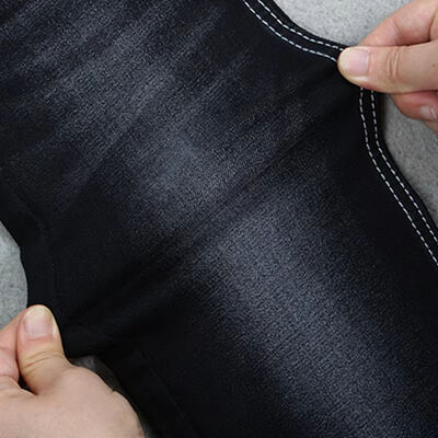 قیمت خوب 10 اونس سوپر استرچ دنيم سياه پاهاي شلوار ژني لاغر پارچه براي عمده فروشي آنلاین