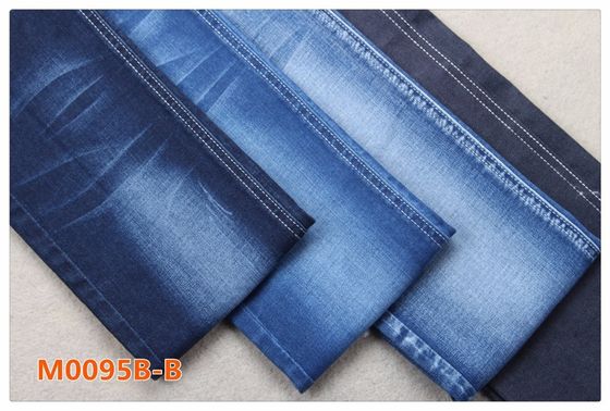 قیمت خوب 10 Oz Blue Skinny Slub Stretchy Jean Fabric دامن شلوار شلوار کت پشتیبانی کت آنلاین