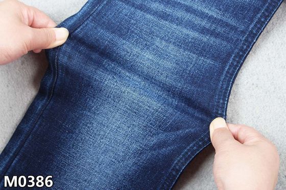 پارچه جین اسپندکس 10.2 اونس پنبه ای پلی استر با دریچه متقاطع