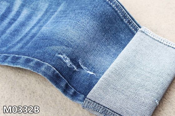 100٪ پنبه ترکیب 11.3 اونس رنگ آبی تیره پارچه جین برای شلوار جین پارچه جین