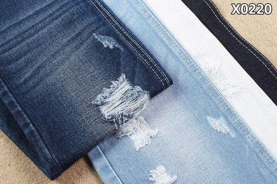 قیمت خوب 7 X 7 OE نخ پنبه پارچه جین پلی استر سنگین بدون کشش 13.6oz آنلاین